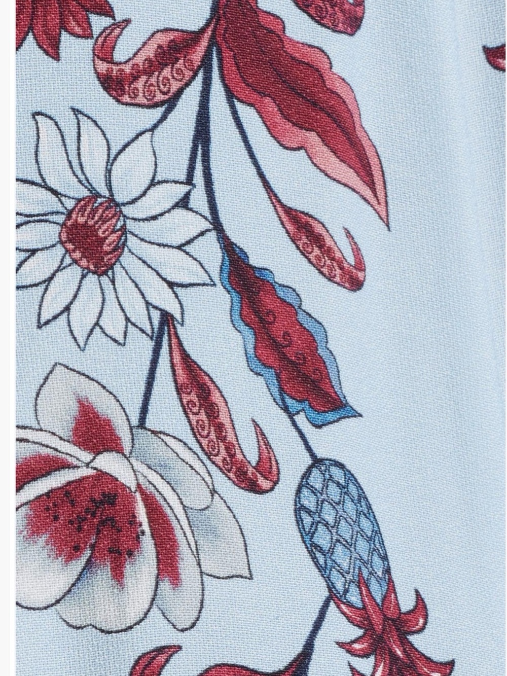 Farm Rio Marcelle Soft Blue Maxi Skirt, Medium - Picture 3 of 7